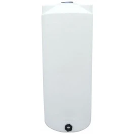 An image of a 310 Gallon Norwesco White Vertical Storage Tank | 43625