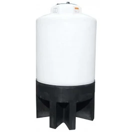 An image of a 500 Gallon Norwesco Cone Bottom Tank with Poly Stand | 40289