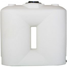 An image of a 750 Gallon Norwesco White Doorway Tank | 44310