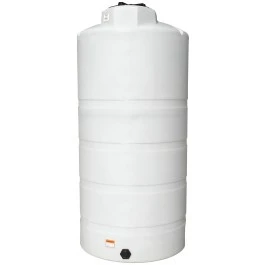 An image of a 750 Gallon Norwesco White Vertical Storage Tank | 40606