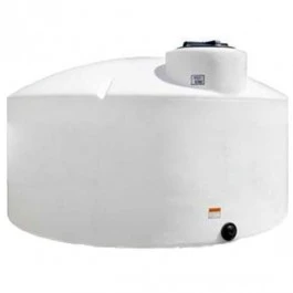 An image of a 1100 Gallon Norwesco White Vertical Storage Tank | 40070