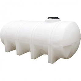 An image of a 1235 Gallon Norwesco White Elliptical Leg Tank | 40239