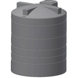 An image of a 3450 Gallon Norwesco Natural White Plastic Vertical Storage Tank | 44668