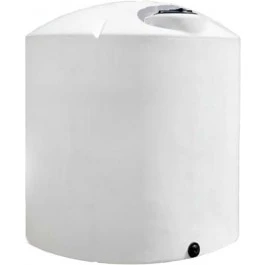 An image of a 4000 Gallon Norwesco White Vertical Storage Tank | 40312