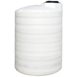 An image of a 10500 Gallon Norwesco White Vertical Storage Tank | 47638
