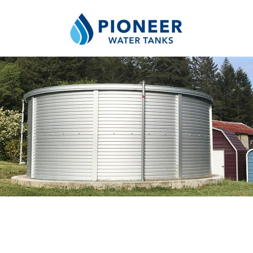 Pioneer XLE 23/2 engineered steel water storage tank, 29,000 gallon, Zincalume finish