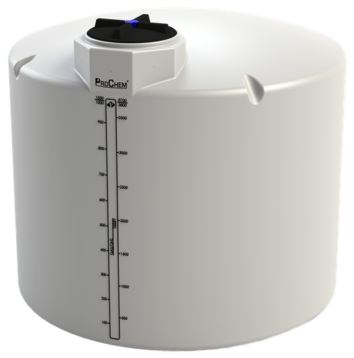 1000 Gallon Peabody ProChem Process Chemical Tank (73 in Dia)