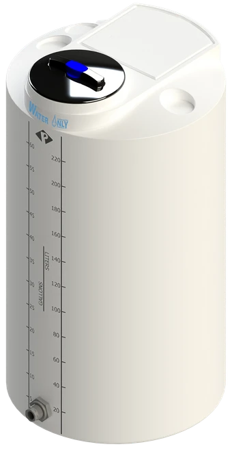 65 Gallon Peabody ProChem Potable Water Tank with Bulkhead Fittings