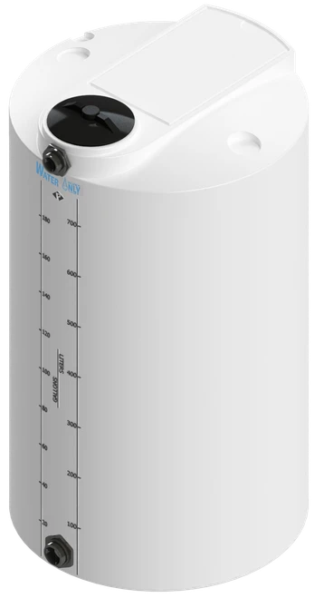 200 Gallon Peabody ProChem Potable Water Tank with Bulkhead Fittings