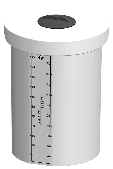 55 Gallon Peabody ProChem Solid Top Process Chemical Tank