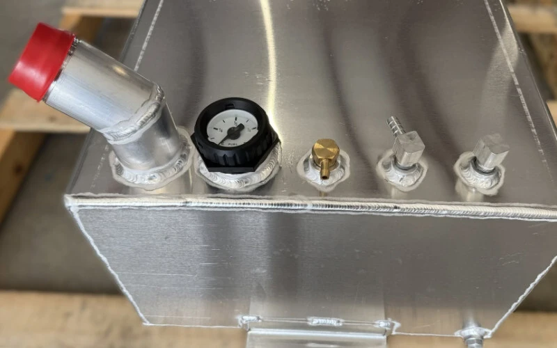 flat surface auxiliary tank finished