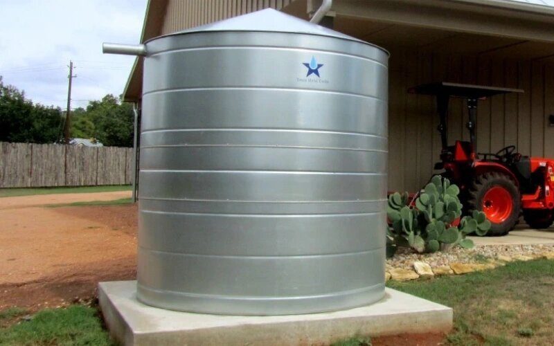 galvanized cistern tank