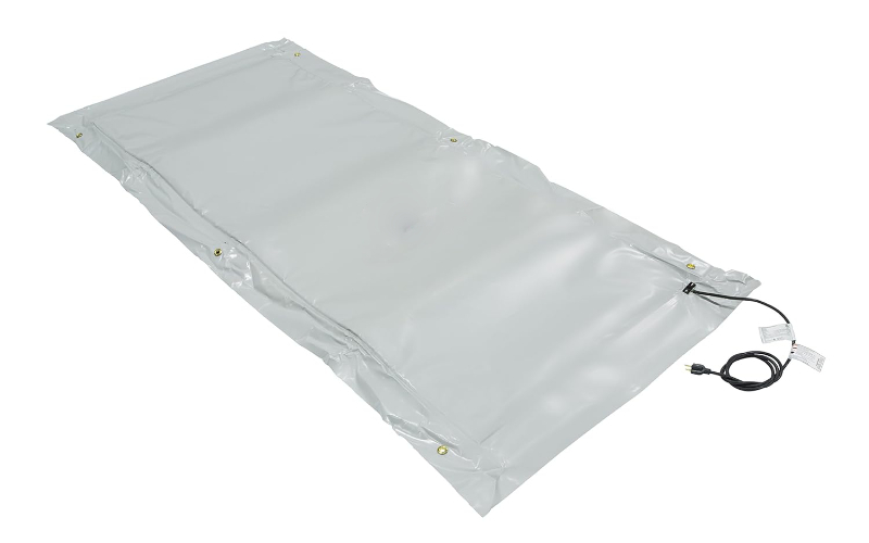 Grey flat xtreme heater blanket ready for outdoor use