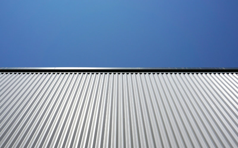 Metal roof for clean rainwater collection