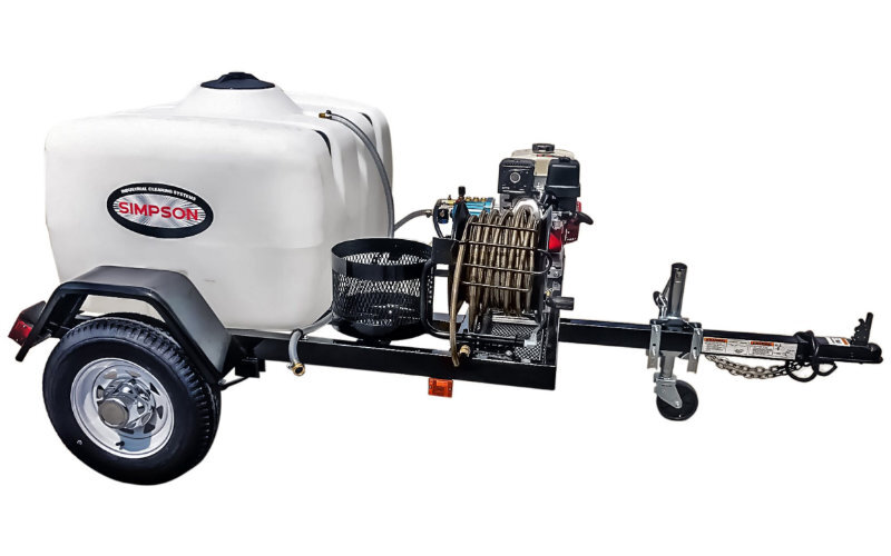 a 3800 psi pressure washer trailer