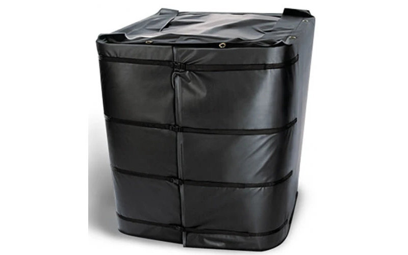 a black tote heater blanket