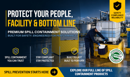 Mobile Banner: Spill Containment