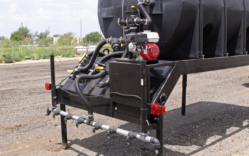front features of the auto skid sprayer
