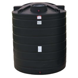 2100 Gal Vertical Water Tank | Enduraplas Black