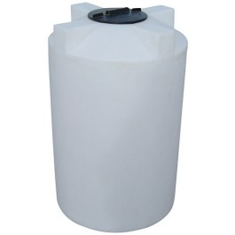65 Gallon CRMI White Plastic Vertical Storage Tank | 65VT