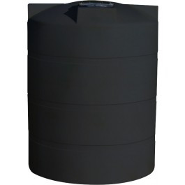 1500 Gal Vertical Water Tank | CRMI Black Plastic