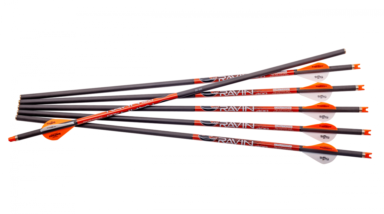 Flèches pour arbalète Ravin .003 400 gr, lot de 6