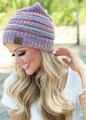 Slouchy Knit Beanie Multicolor