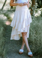 One of a Kind Layered Ruffle Skirt/Dress Cream CLEARANCE