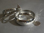 Faceted Bangle - Silver
