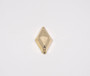 50 Pieces - 11 x 18 mm Diamond Stone - Gold