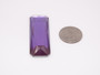 5 Pieces - 21 x 60 mm Rectangular Stone - Lavender