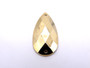 50 Pieces - 16x30 mm Teardrop Metallic Stone - Rose Gold