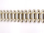 1" inch Gold Bullet Trim - Per Yard