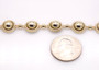 12mm Gold Stud Trim - Per Yard