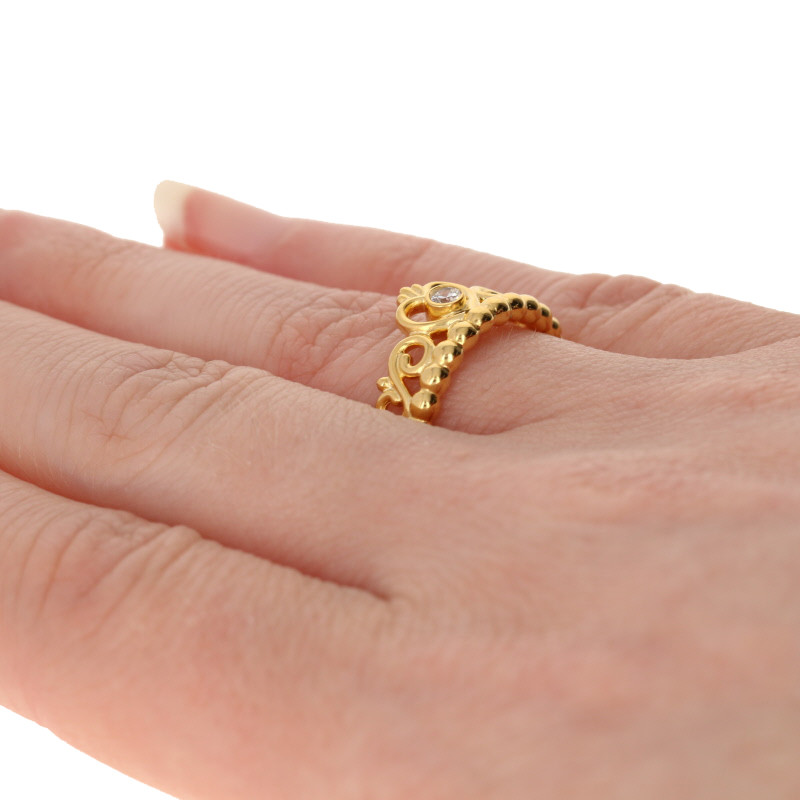 NEW Authentic Pandora Shine My Princess Tiara Ring Sterling 58 (US