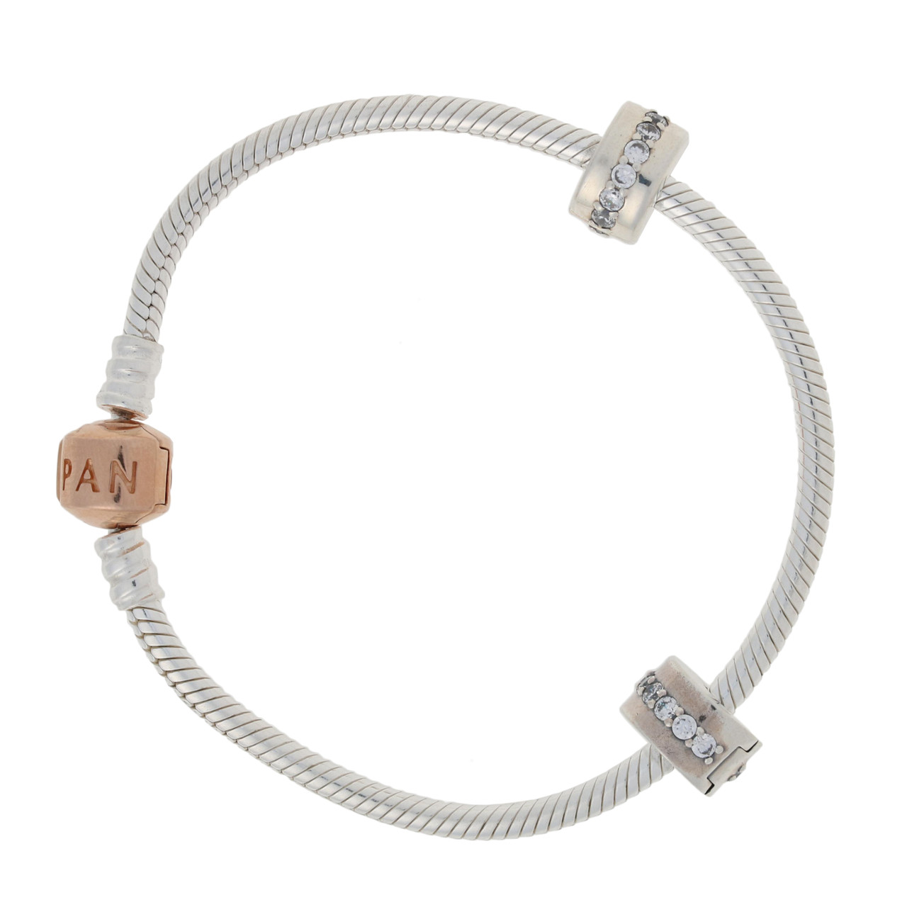 Maxi Rosa Single Charm Bracelet