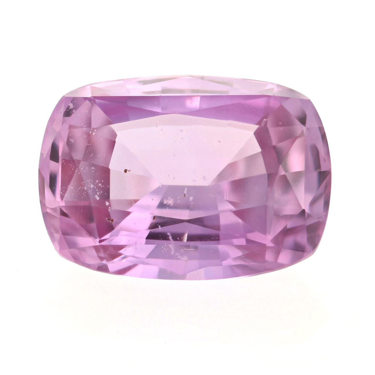 Loose Sapphire - Cushion Cut 2.59ct GIA Purplish Pink Solitaire