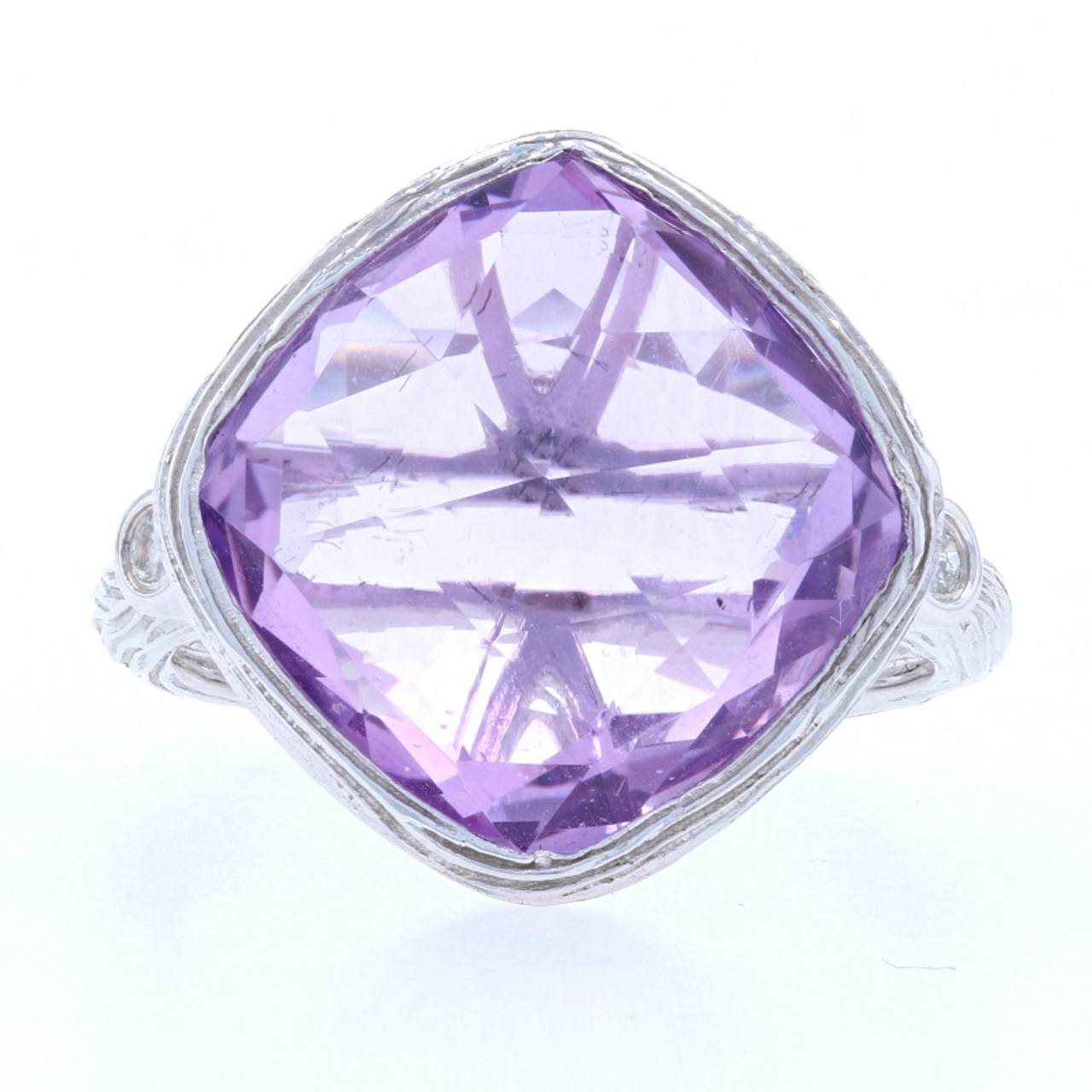 Amethyst Sterling Silver Ring - Minera Emporium Crystal & Mineral Shop