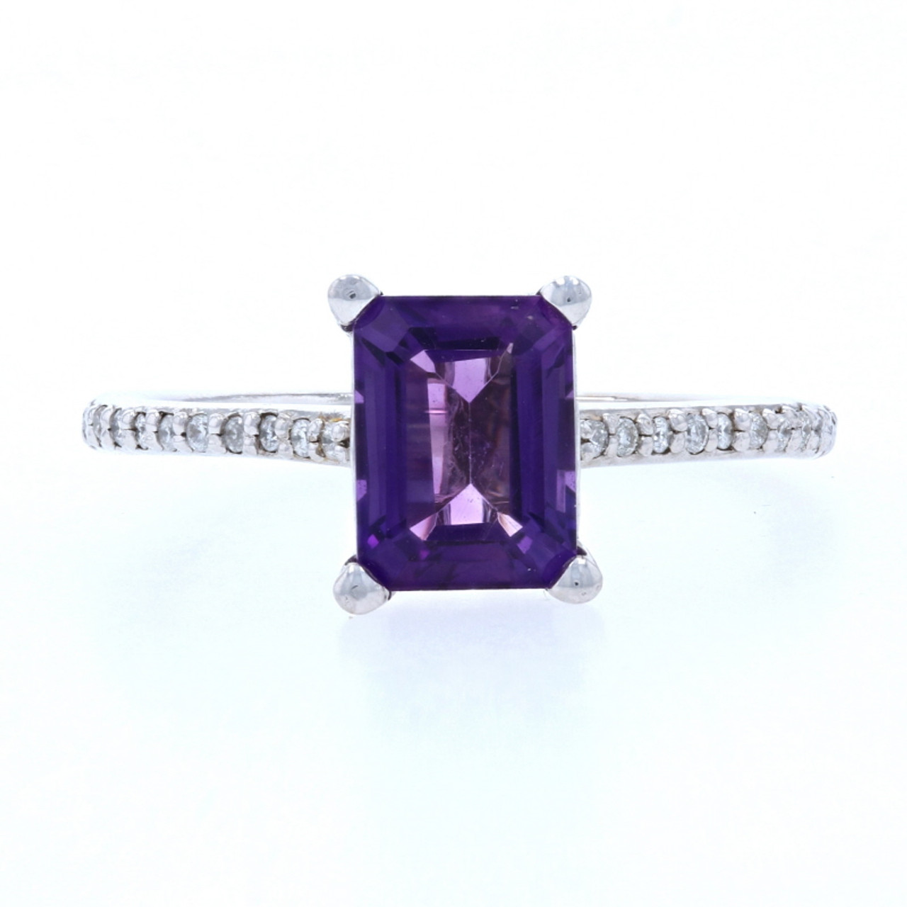 Custom Amethyst Ring in Gold - Gardens of the Sun | Ethical Jewelry