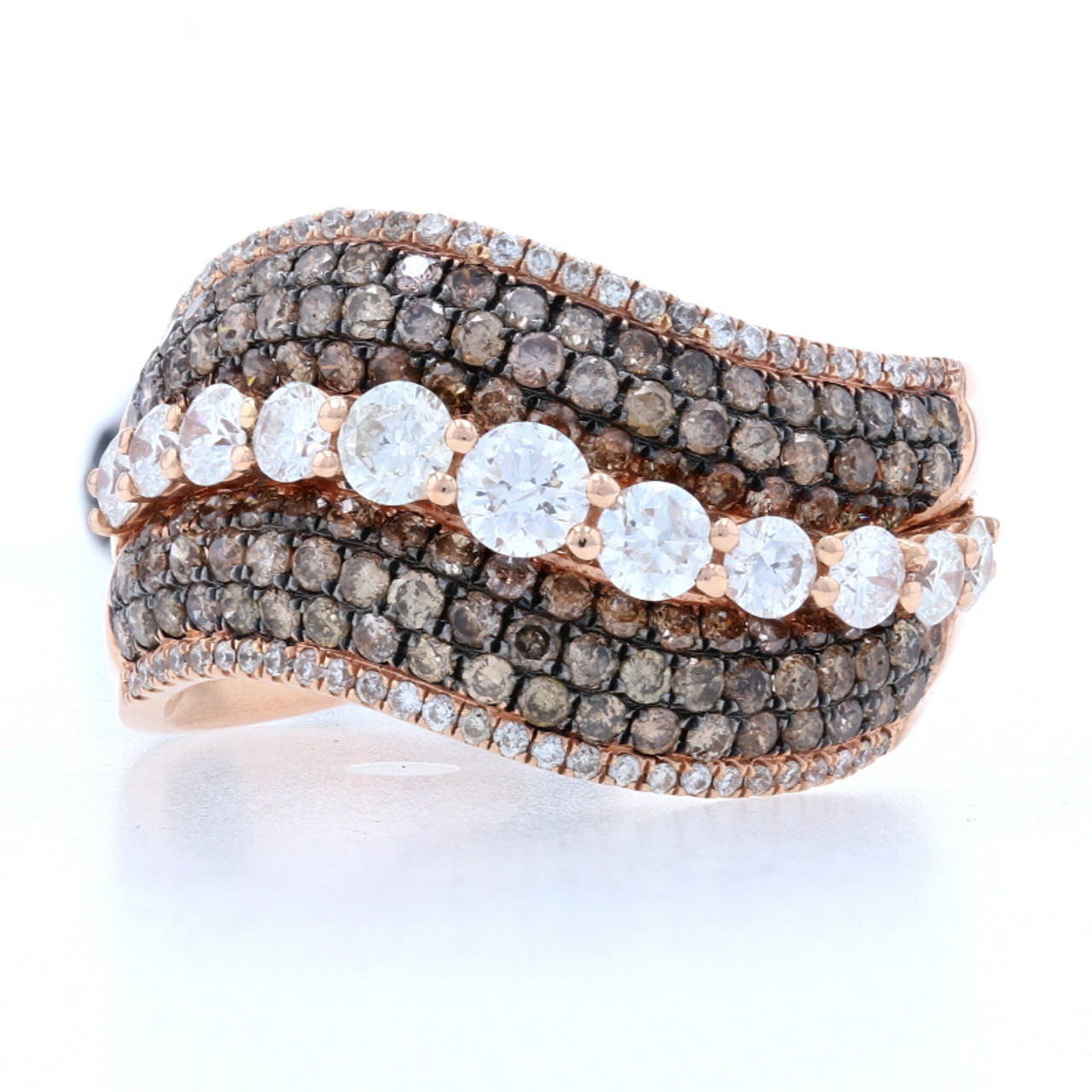 NEW Le Vian Diamond Ring - 14k Rose Gold Size 7 Women's Designer  -  Wilson Brothers Jewelry