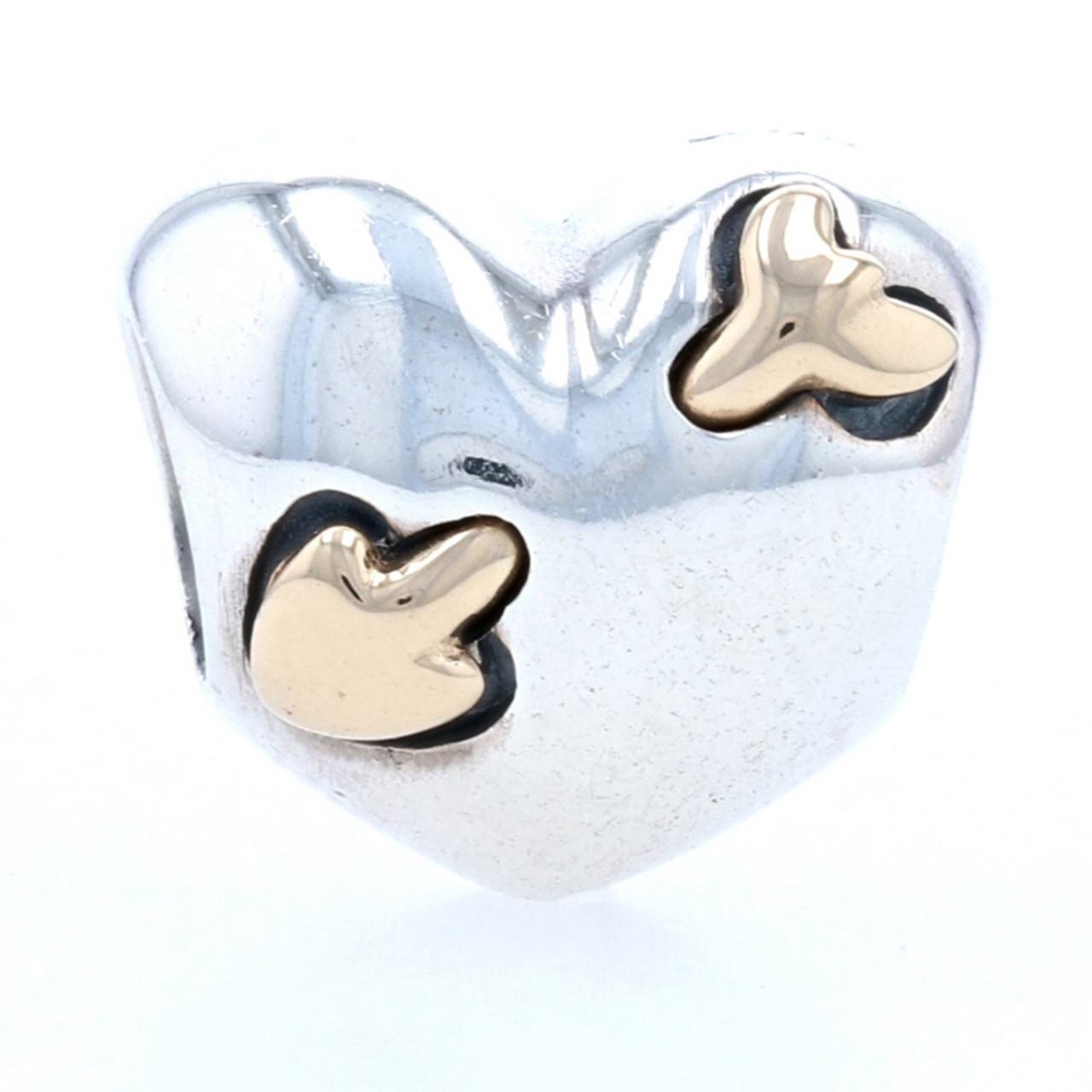 leveren ernstig Blanco NEW Pandora Love Struck Charm - 925 Sterling Silver 14k Yellow Gold Heart  791171 - Wilson Brothers Jewelry