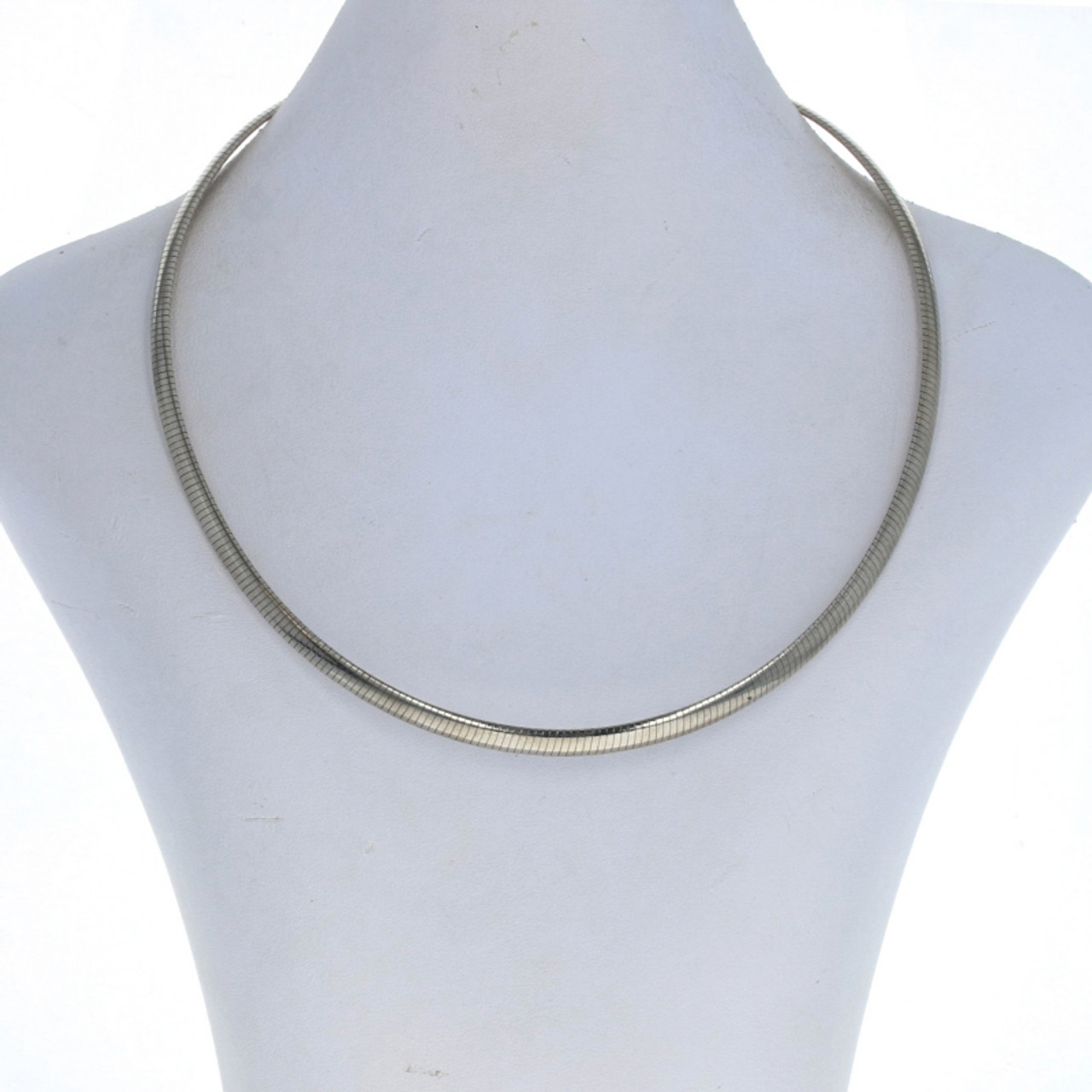 Cape Cod Sterling Silver Omega Necklace with Silver Bead – Susan's Treasures