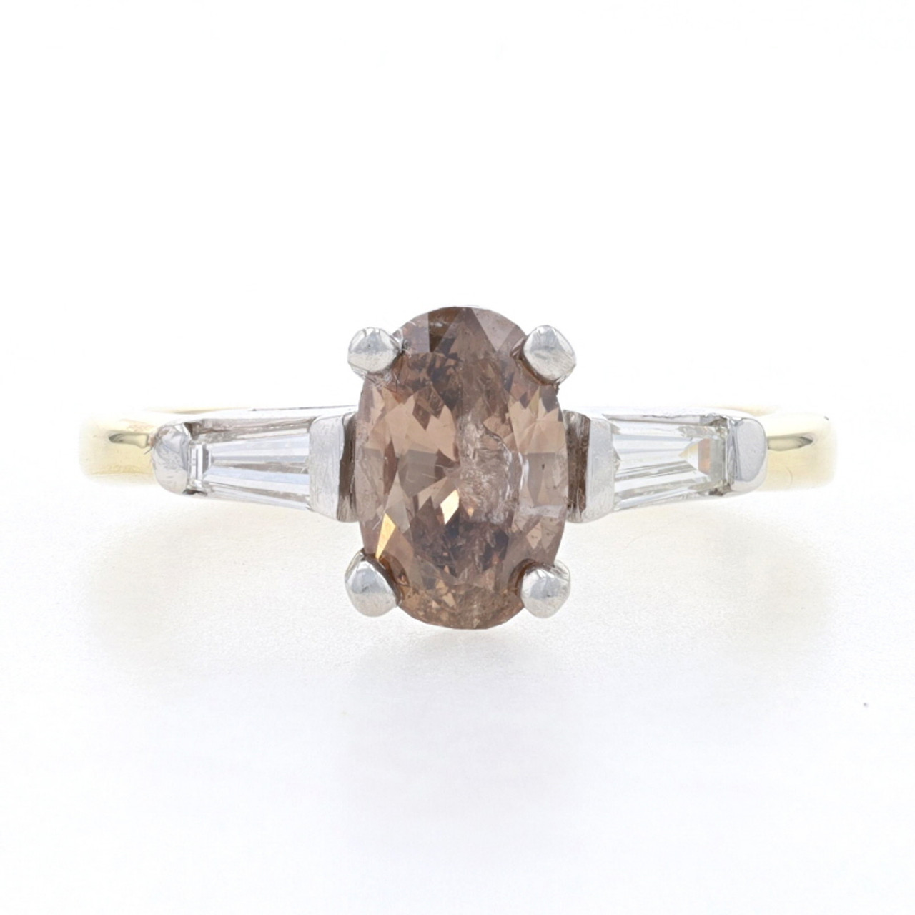 5.45 Carat Natural Fancy Brown Diamond Cluster Ring - GIA