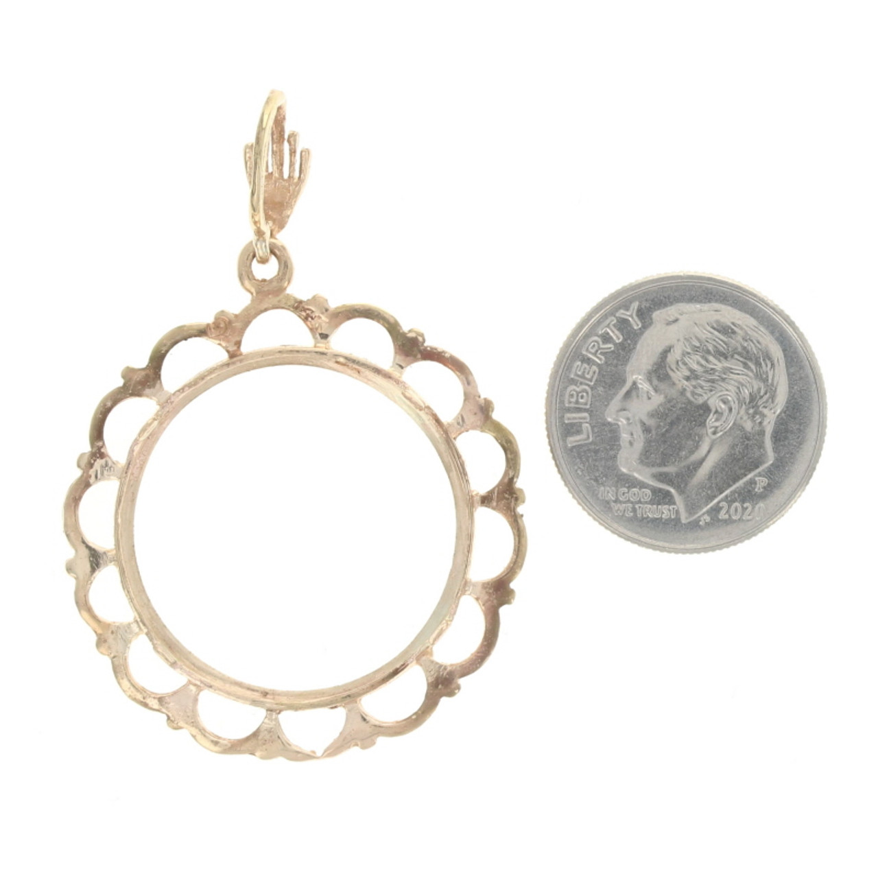 Authentic 1886 5 Dollar Liberty Coin Pendant 14k Bezel 900 Coin Yellow –  Jewelryauthority