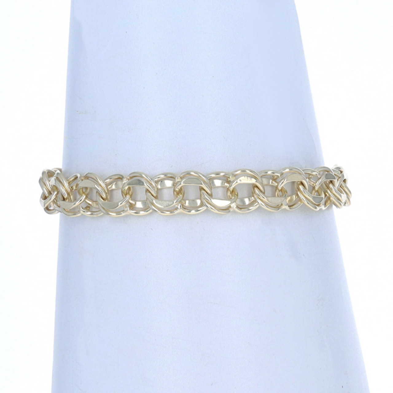 Double Chain Ring Gold / 7