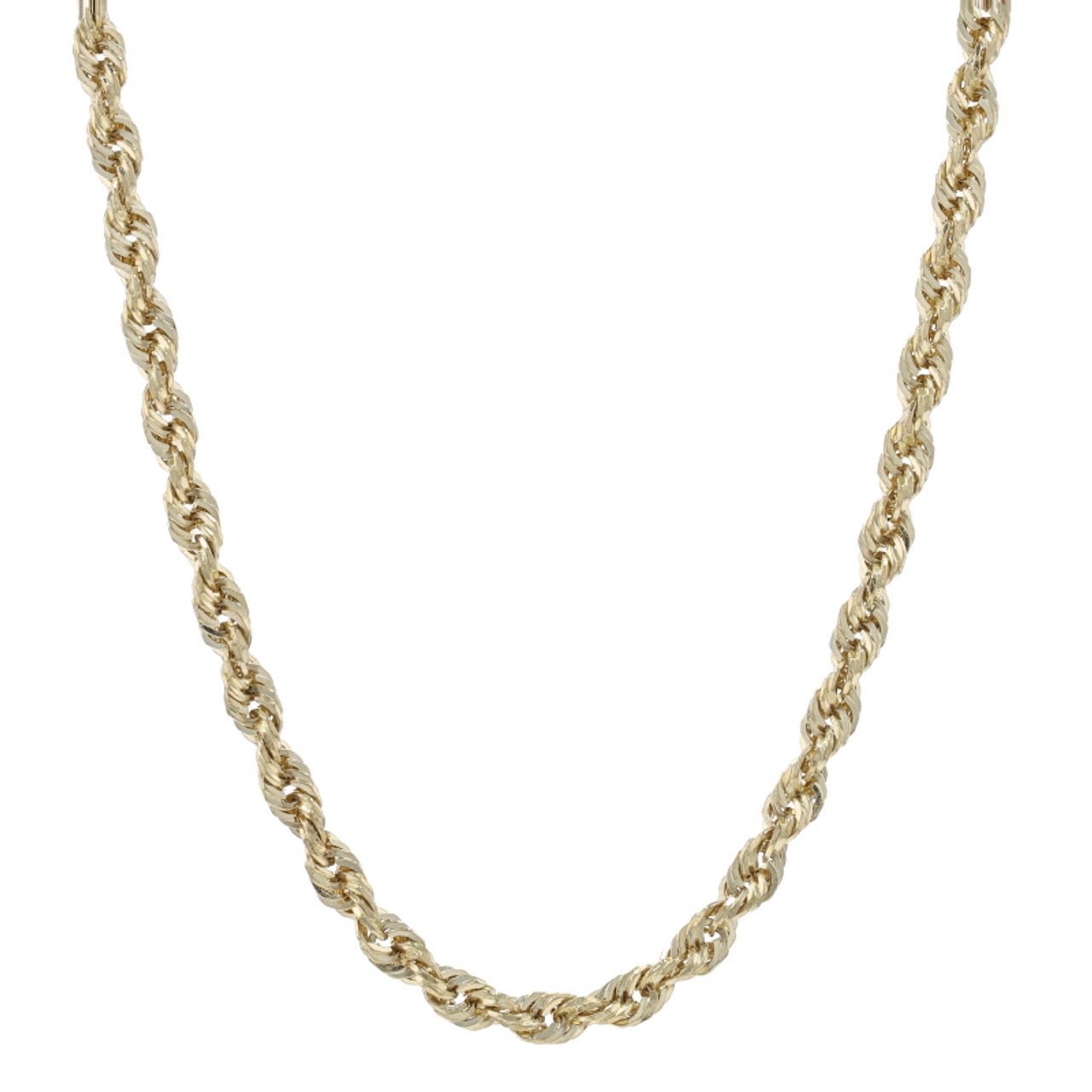 Diamond Cut Rope Necklace 2024 | favors.com