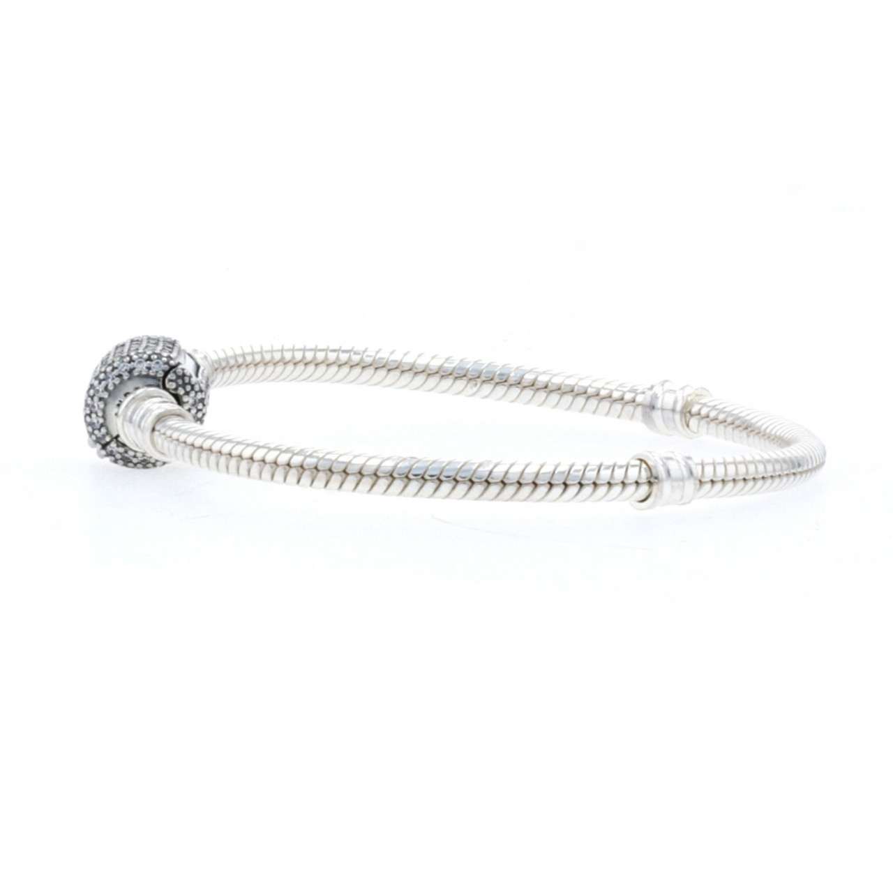 Pandora Signature Pavé Bold Chain Bracelet  Bead charm bracelet, Silver charm  bracelet, Chain bracelet