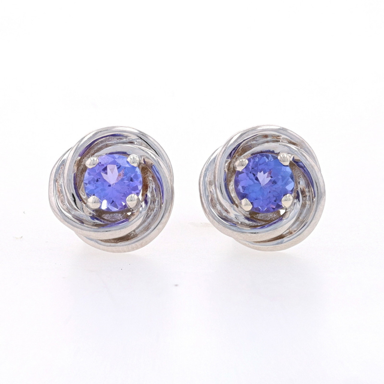 Sapphire and Diamond Lady Diana Halo Earrings Yellow Gold - DESIREE -  DESIREE - yellow gold