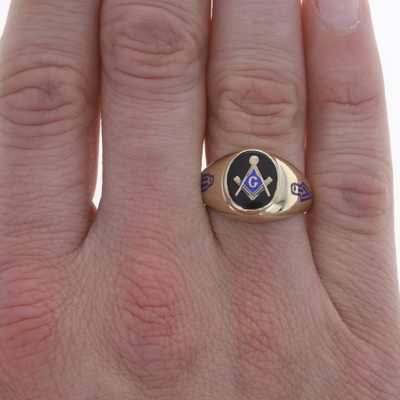 Men's Stainless Steel 316 Crystal Masonic Lodge Freemason Ring Band Size 14  - Walmart.com