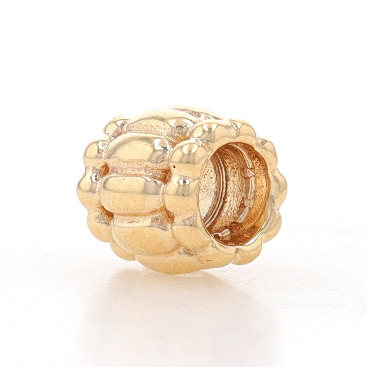 Pandora Barrel Spacer Charm - Yellow Gold 14k Bead 750242